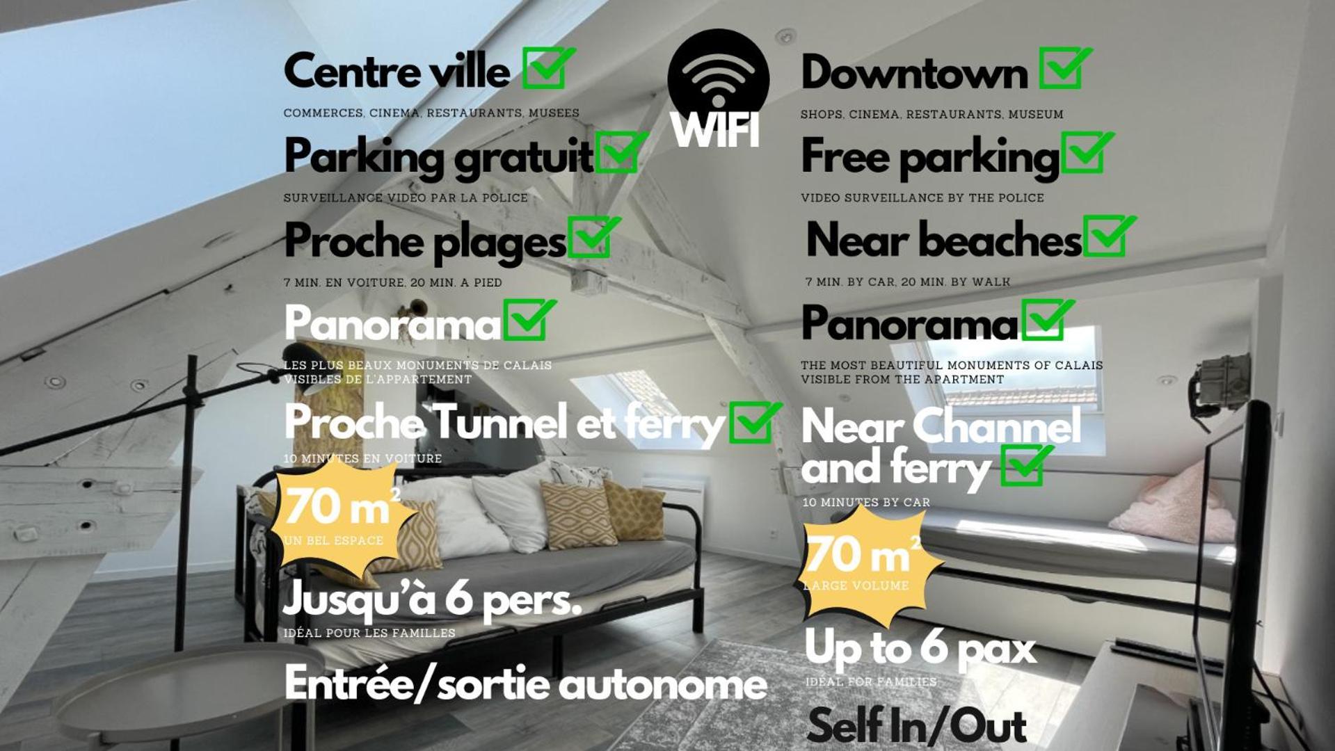Les Paddocks Du Dock I - Appart Tout Confort Calais Eksteriør bilde